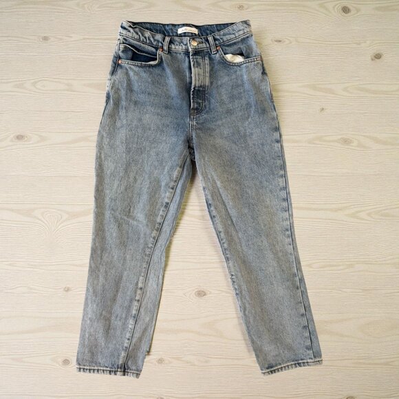 BETRO SIMONE Light Wash 100% Cotton Button Fly Jeans Size 28 - Picture 1 of 10